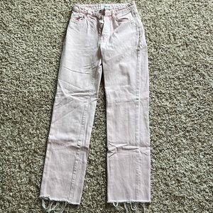 Free people light pink jeans